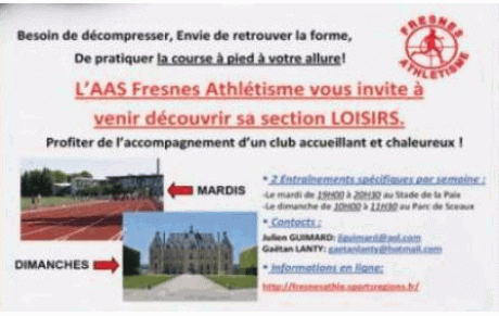 Entrainements de l'été
